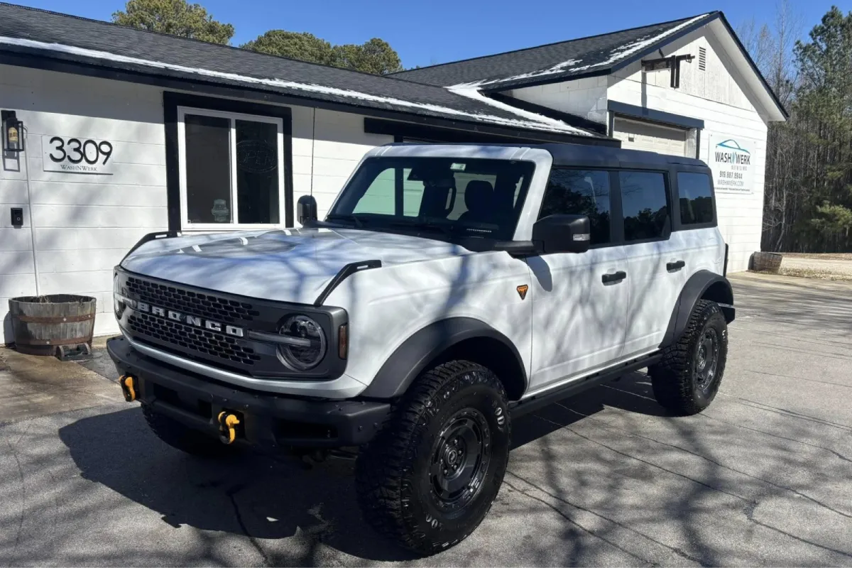 Ford Bronco with professional window tint installation.